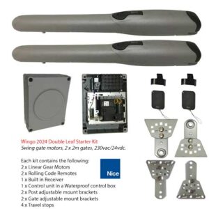 Wingo 2024 (4024) Double 2m Swing Gate Setup